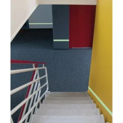 Ruban adhésif - jaune photoluminescent - balisage de sécurité - 10 m WATTELEZ