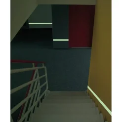 Ruban adhésif - jaune photoluminescent - balisage de sécurité - 10 m WATTELEZ