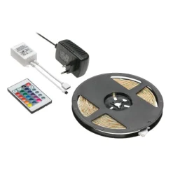 Ruban LED RGB - 5 mètres recoupable - avec télécommande de gestion GTV