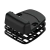 Sabot de portail battant motorisé + cales - large - aluminium - noir TIRARD