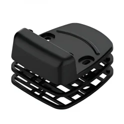 Sabot de portail battant motorisé + cales - large - aluminium - noir TIRARD