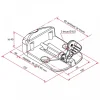Sabot tourniquet pour portail - polyamide - butoir amortisseur TIRARD