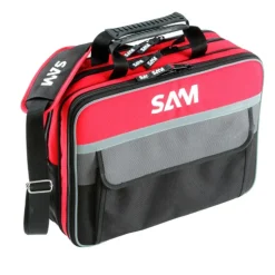 Sac à outils textile de 16 litres - rouge et gris SAM OUTILLAGE