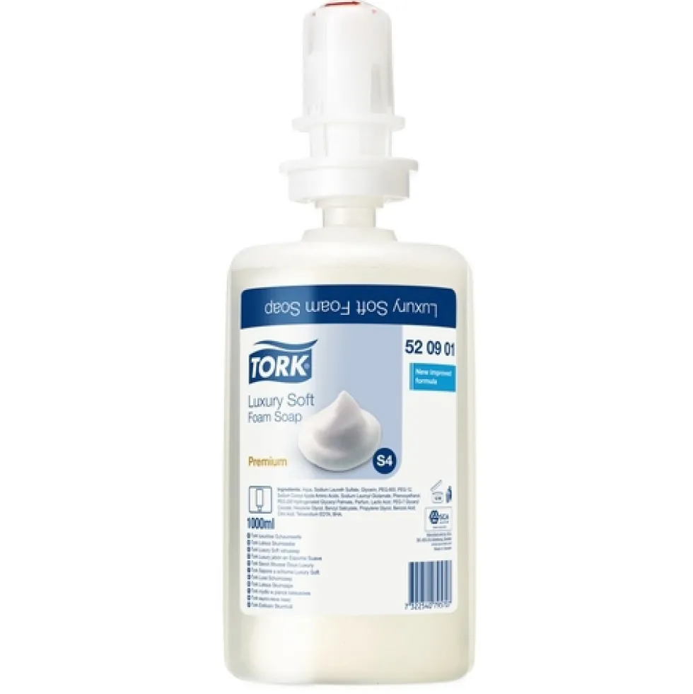 Savon mousse doux - 1 L - pour distributeur Tork - Luxury TORK