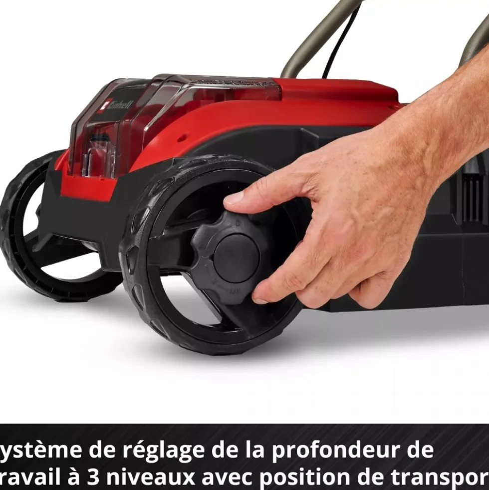 Scarificateur aérateur sans fil - largeur 28 cm - GC-SC 18/28 DS Li-Solo - Power X-Change EINHELL