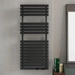 Sèche-serviettes électrique digital 750W connecté WiFi - noir - Neo ROINTE
