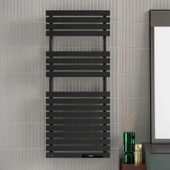Sèche-serviettes électrique digital 1000W connecté WiFi - noir - Neo ROINTE