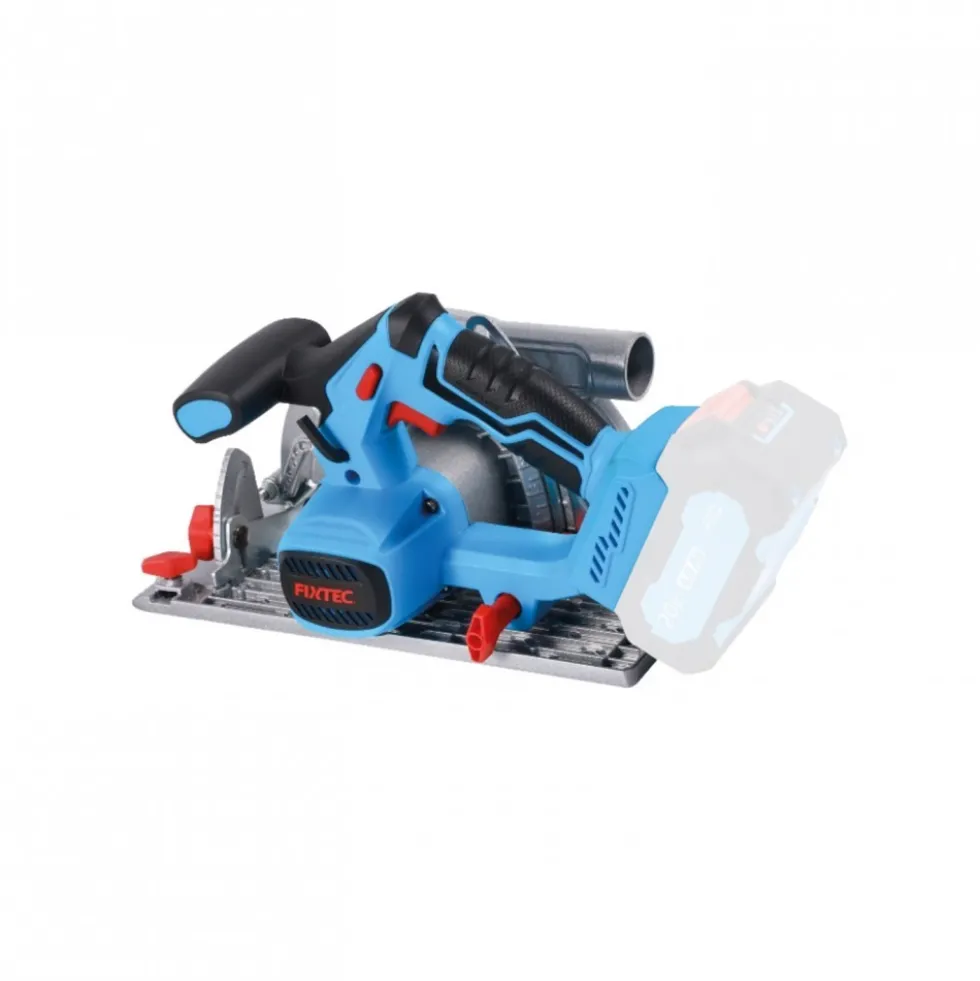 Scie circulaire portative sans fil 20V - diamètre 185mm + 2 batteries 4Ah - FCCS185X1-2B1C LEMAN