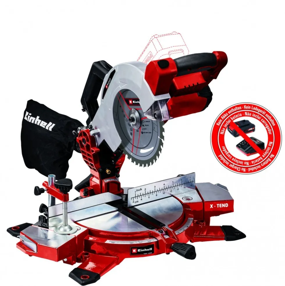 Scie à onglet sans fil TE-MS 18/210 Li - Solo EINHELL