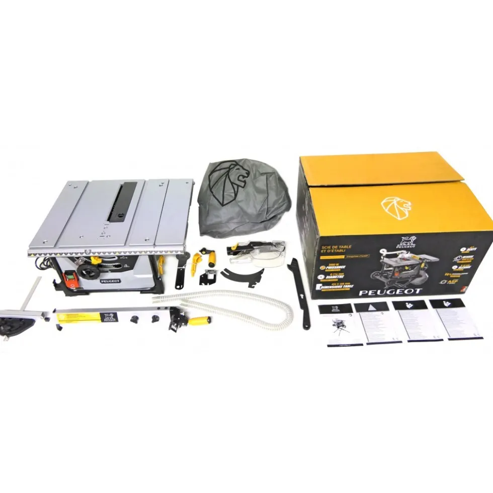 Scie sur table et d'établi ASP - 2000W - 60T - ENERGYSAW-216ASP PEUGEOT