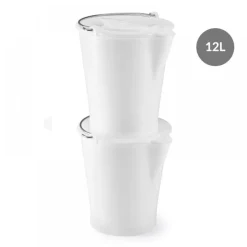 Seau rond - anse inox et bec verseur - 12 litres GILAC