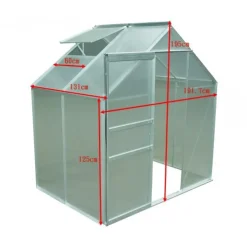 Serre de jardin - 1,90 x 1,30 m - 2,5 m2 HABRITA