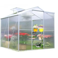 Serre de jardin - 1,90 x 1,30 m - 2,5 m2 HABRITA