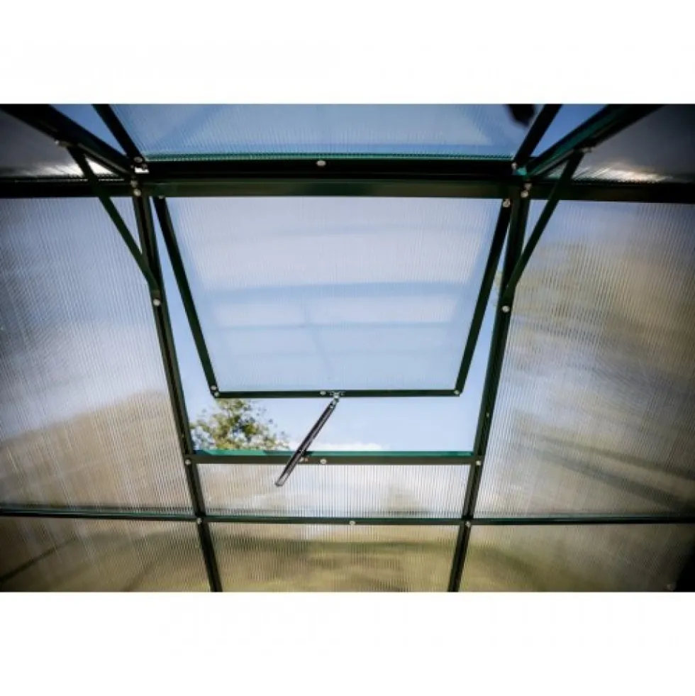 Serre jardin aluminium - 4,25 x 2,50 m - 10,60 m2 HABRITA