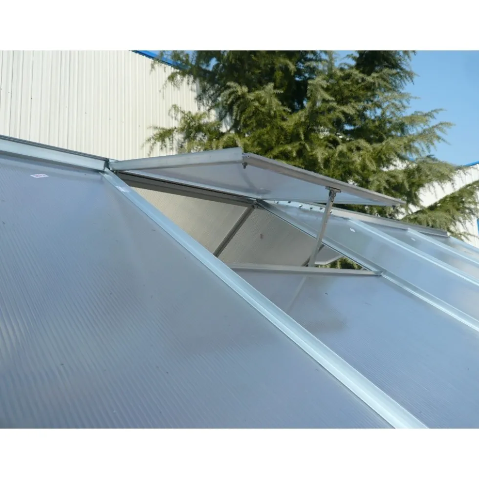 Serre jardin aluminium - 1,90 x 3,10 m - 5,90 m2 HABRITA