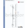 Serrure à 2 crochets - pour fenêtre coulissante aluminium - TFC 6402 ASSA ABLOY