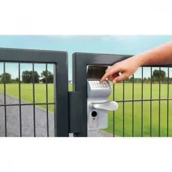 Serrure de grille à code électronique Valentino pour portail battant LOCINOX