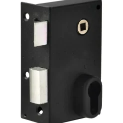Serrure de grille en applique verticale - pour profil européen JPM
