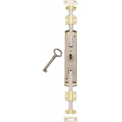 Serrure de meuble espagnolette à clé forée BRICOZOR