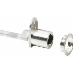 Serrure de meuble à levier avec rosette pour cylindre Z23 HETTICH