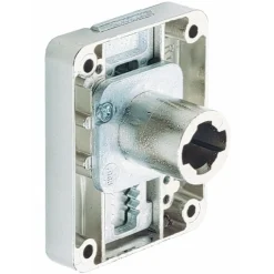 Serrure de meuble à palastre avec broche réglable pour cylindre Z23 LEHMANN