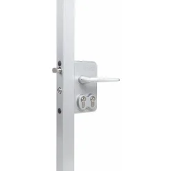 Serrure de portail battant - double cylindre - accès pompiers - LDKZ D1 LOCINOX