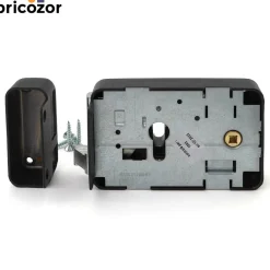 Serrure de portail en applique horizontale - cylindre européen FTH THIRARD