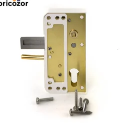 Serrure de portail PVC - à pêne levant - en applique - verticale - GA TIRARD