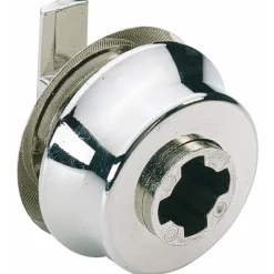 Serrure de porte en verre - vitrine - type 326 - pour cylindre Z 23 LEHMANN