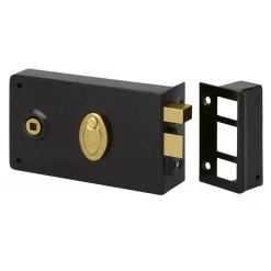 Serrure en applique horizontale clef à chiffres et fouillot type 603 MÉTALUX