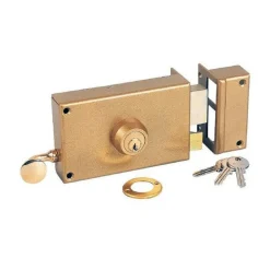 Serrure en applique horizontale à tirage - cylindre rond - Vega 1203 JPM