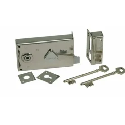 Serrure en applique horizontale - inox - clefs à 4 gorges - 219 DEVISMES