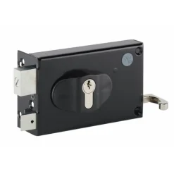 Serrure en applique modulable - à cylindre - à tirage - horizontale MÉTALUX
