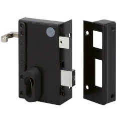 Serrure en applique modulable - à cylindre - à tirage - verticale MÉTALUX