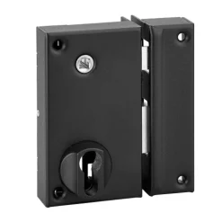 Serrure en applique verticale à fouillot - pour cylindre européen FTH THIRARD