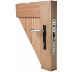 Serrure encastrée pour portail bois - H-WOOD LOCINOX