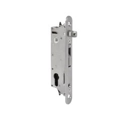 Serrure à larder à crochet - inox - cylindre européen - Fiftylock LOCINOX