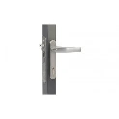 Serrure à larder à crochet - inox - cylindre européen - Fiftylock LOCINOX