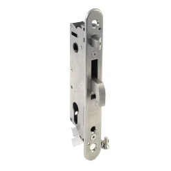 Serrure à larder à crochet - inox - cylindre européen - Fiftylock LOCINOX
