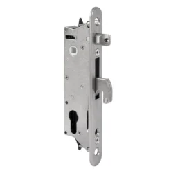 Serrure à larder à crochet - inox - cylindre européen - Fiftylock LOCINOX