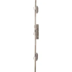 Serrure à larder 3 points à cylindre - pêne dormant et 1/2 tour - têtière U ISEO CITY