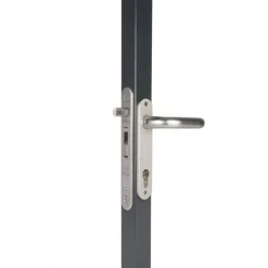 Serrure à larder pour portail tubulaire - cylindre européen - Fortylock LOCINOX