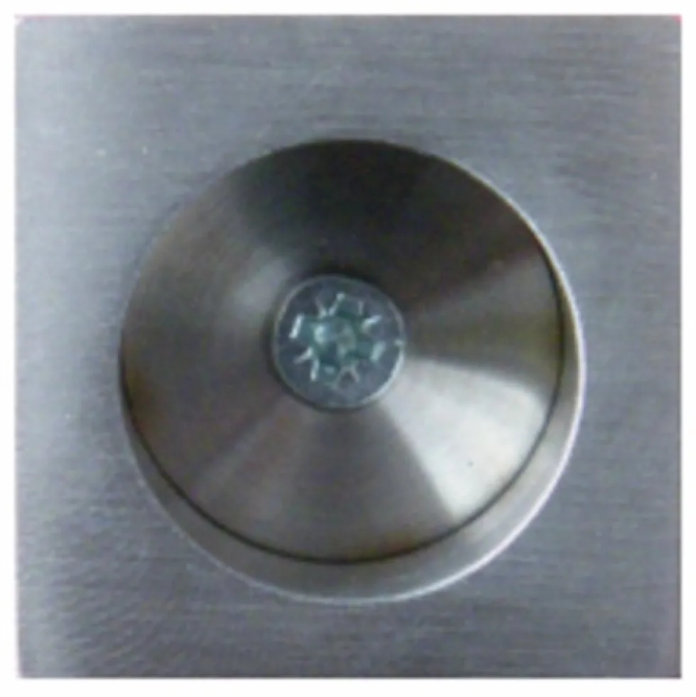 Serrure porte coulissante - condamnation - rosace carrée - inox - EPD KARCHER DESIGN