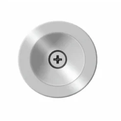 Serrure porte coulissante - à condamnation - rosace ronde - inox - EPD KARCHER DESIGN