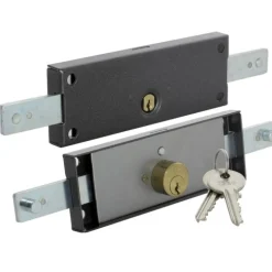 Serrure pour tringles - pour porte de garage et rideau métallique ISEO CITY