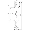 Serrure verticale - point haut et bas - porte de garage basculante FTH THIRARD