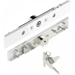 Serrure volet roulant à cylindre rond - 2 pivots - 13 à 15 mm - AA40 TIRARD