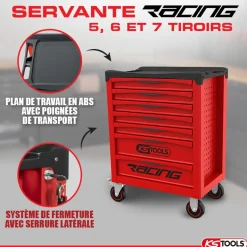 Servante d'atelier Racing - 5 tiroirs KS TOOLS