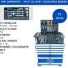Servante d'atelier 7 tiroirs - charge max 450 kg - TW1100 SCHEPPACH