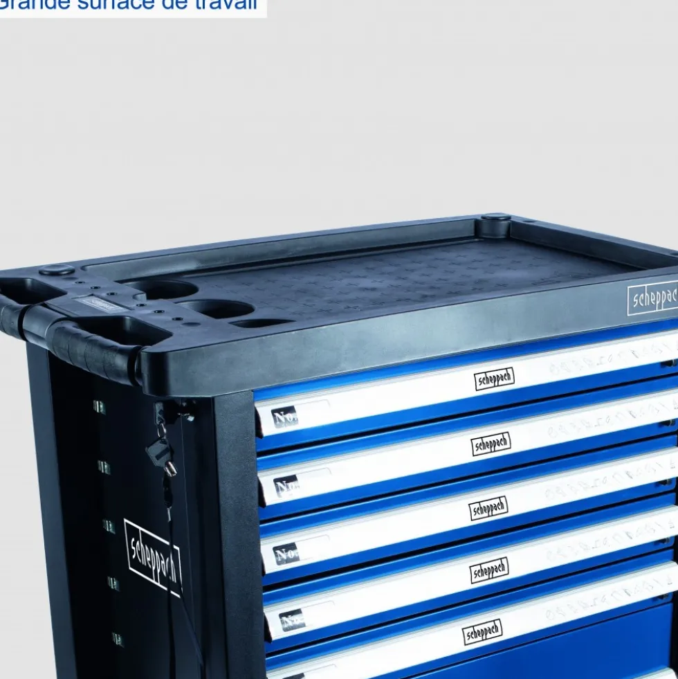Servante d'atelier 7 tiroirs - charge max 450 kg - TW1100 SCHEPPACH